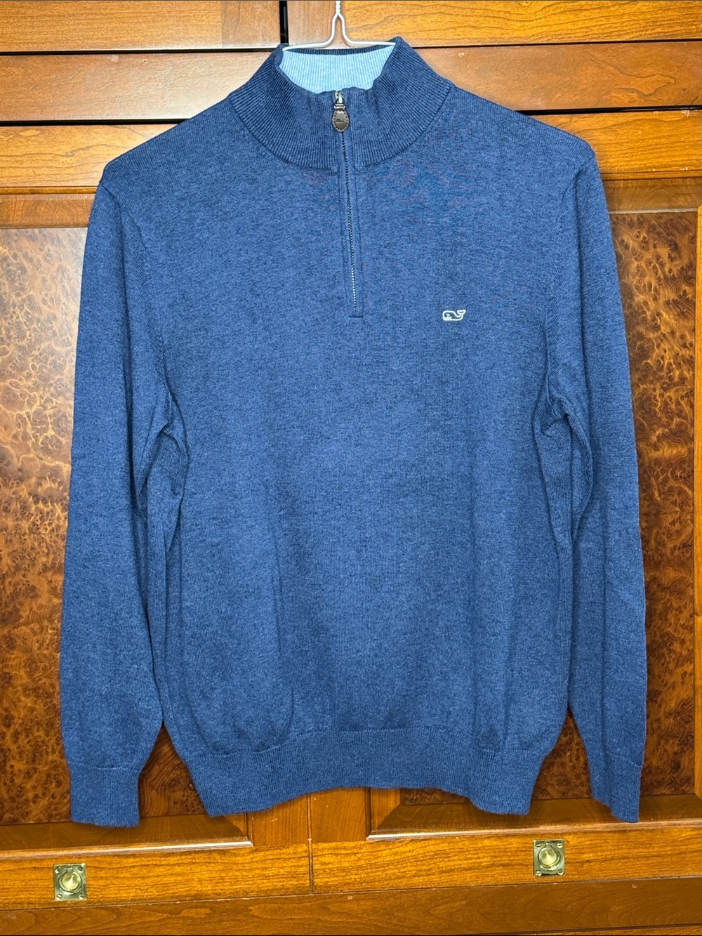 Vineyard Vines Men's S Navy 1/4 Zip Pullover Sweater 100% cotton